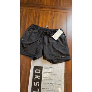 LSKD Rep 5 Inch Lined Performance Short Black Men's Large, Liner, NWT, NEW